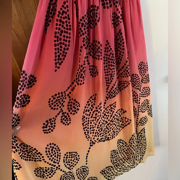 Anthropologie Verb by Pallavi Singhee V-Neck Ombre Maxi Dress - Picture 6 of 8